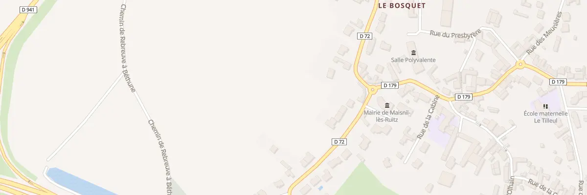 Plan du 76 Rue d’Houdain à Maisnil-lès-Ruitz