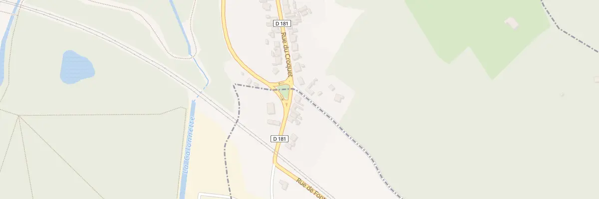 Plan du 1252 Rue de Chocques à Labeuvrière