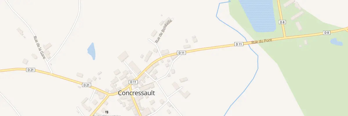 Plan du 12 Rue du Pont à Concressault