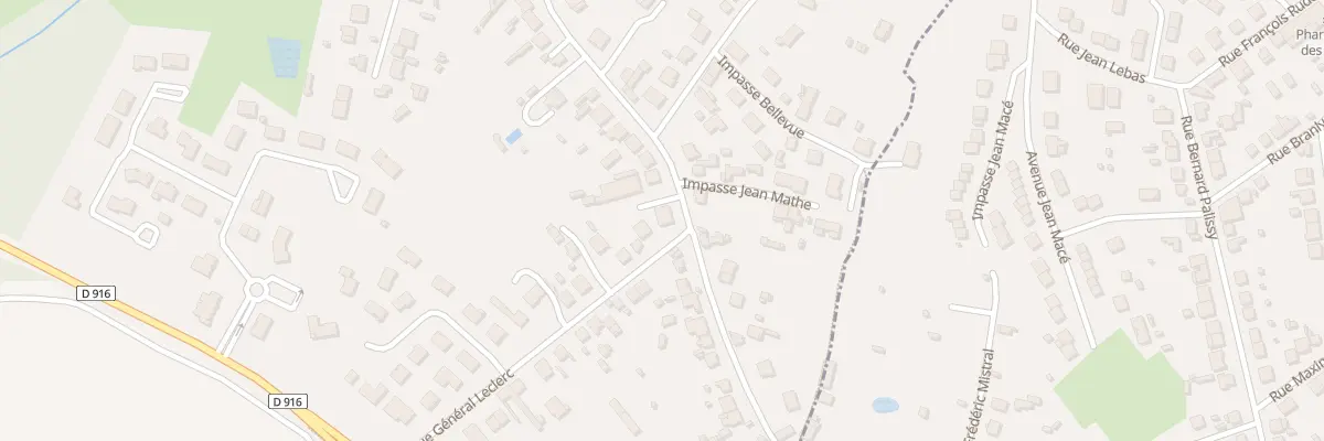 Plan du 19 Rue Jean Mathé à Domérat