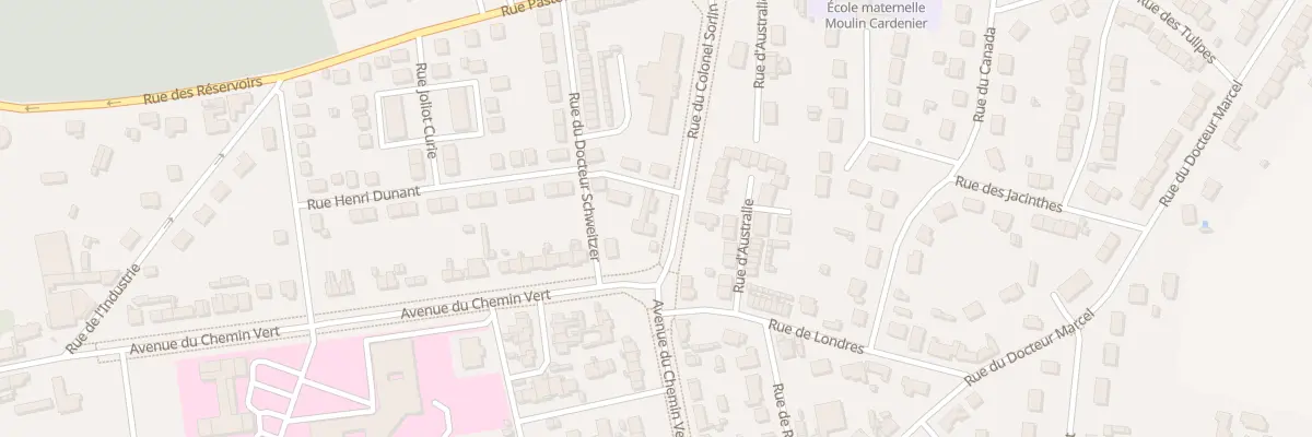 Plan du 57 Av du Chemin Vert à Montdidier