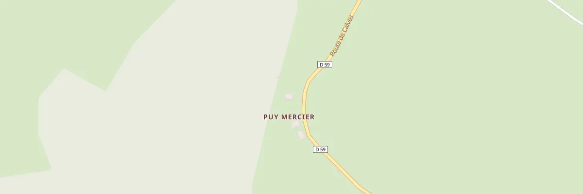 Plan du 4 Puy Mercier à Carlat