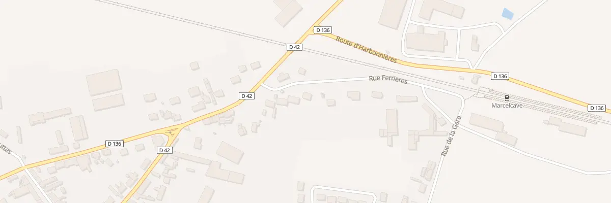 Plan du 10 Rue de Ferrieres à Marcelcave