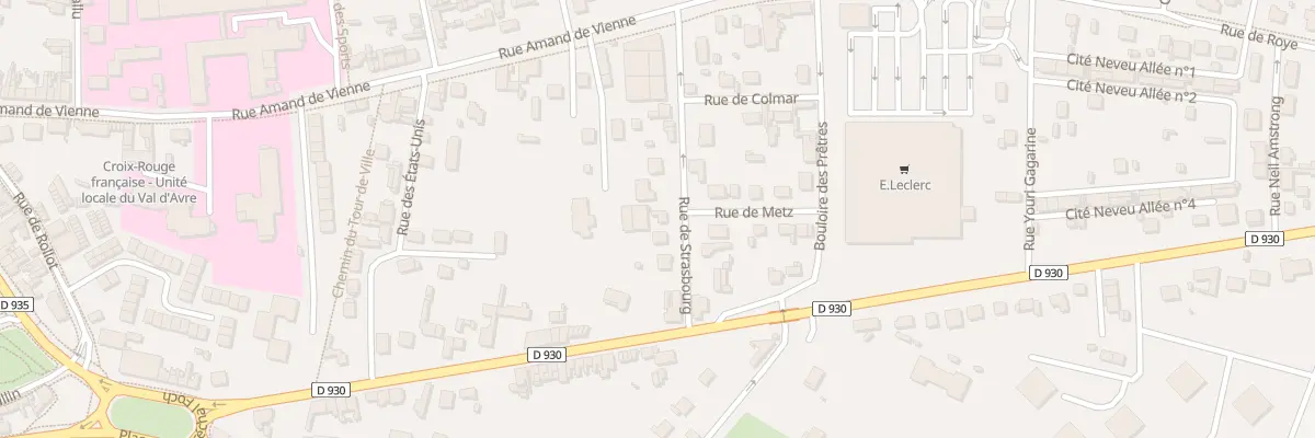 Plan du 14 Rue de Strasbourg à Montdidier