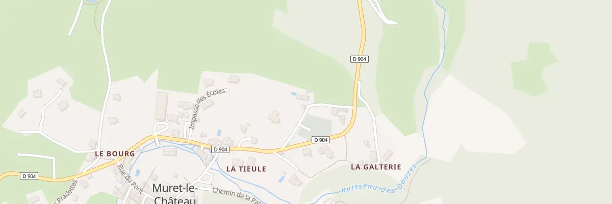 Plan du 5074 La Roque à Muret-le-Château