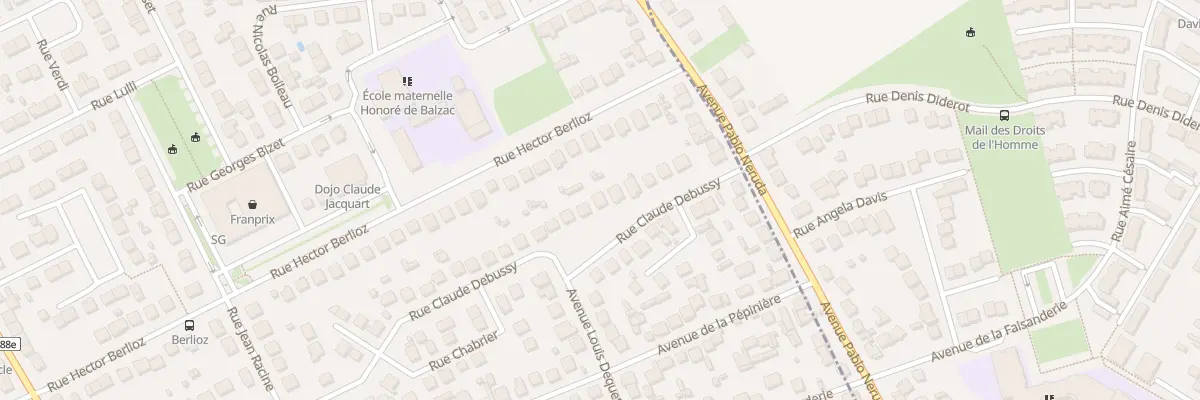 Plan du 51 Rue Claude Debussy à Tremblay-en-France