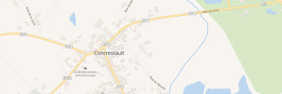 Plan du 156 Rue du Moulin à Concressault
