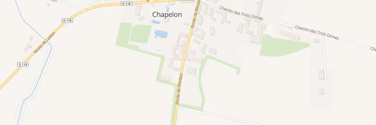 Plan du 16 Rte de Moulon à Chapelon