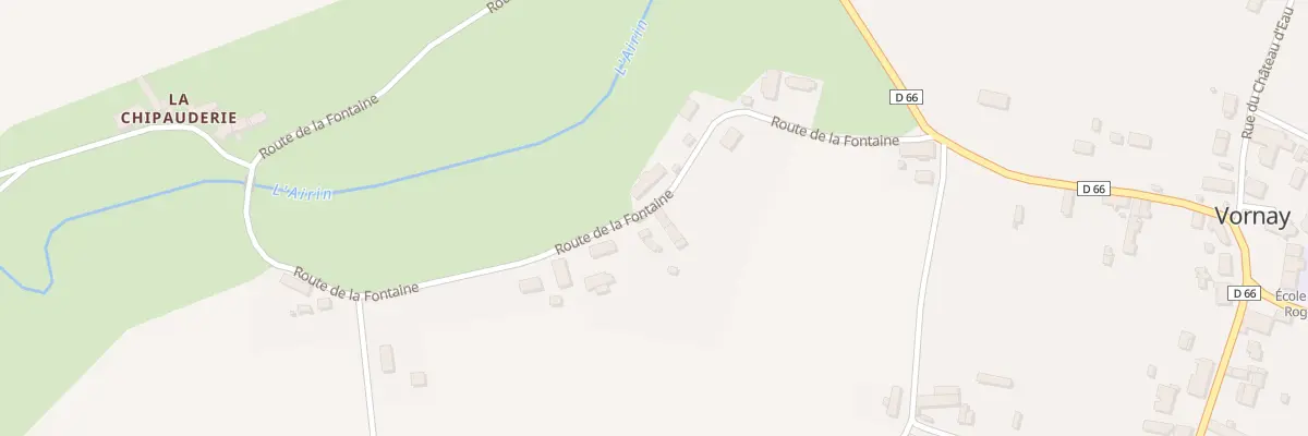Plan du 5 Rte de la Fontaine à Vornay