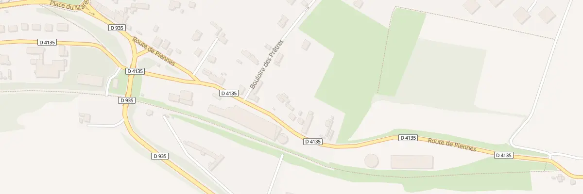Plan du 35 Rte de Piennes à Montdidier