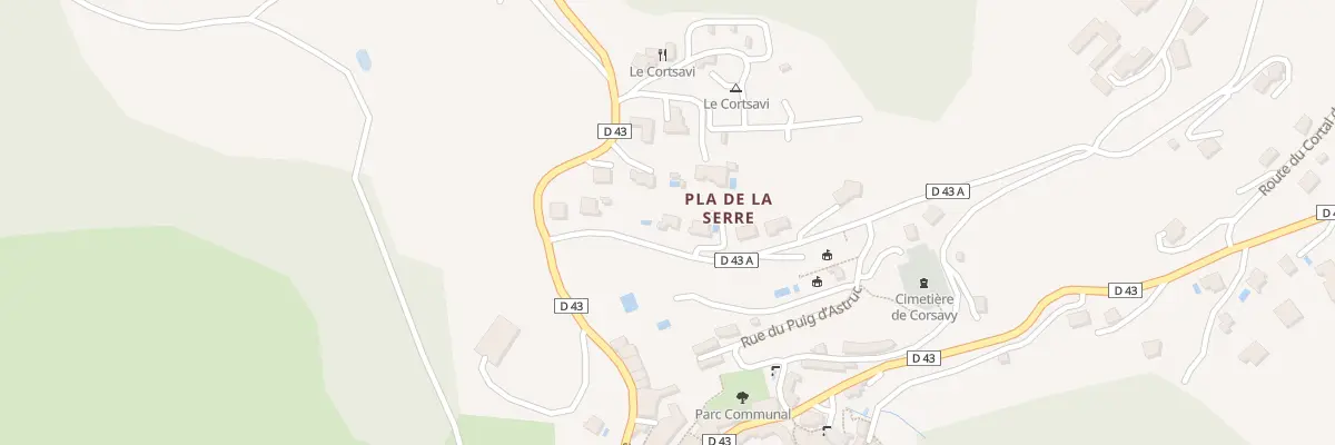 Plan du 5005F Le Village à Corsavy