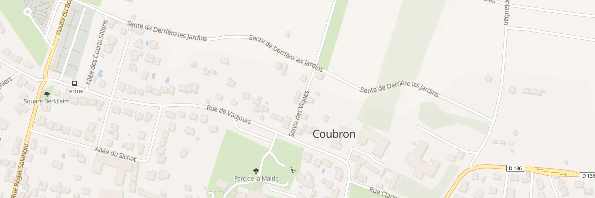 Plan du 3 Sen Rurale N 23 des Vignes à Coubron