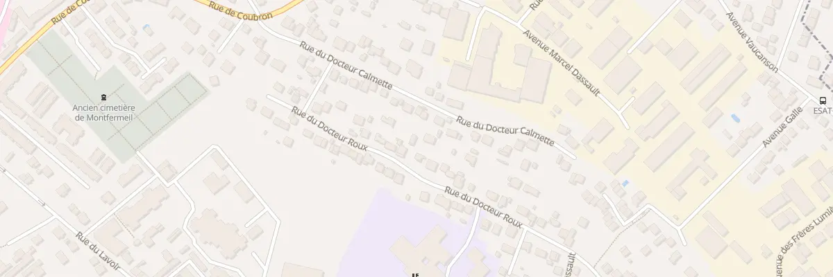 Plan du 29 Rue du Docteur Roux à Montfermeil