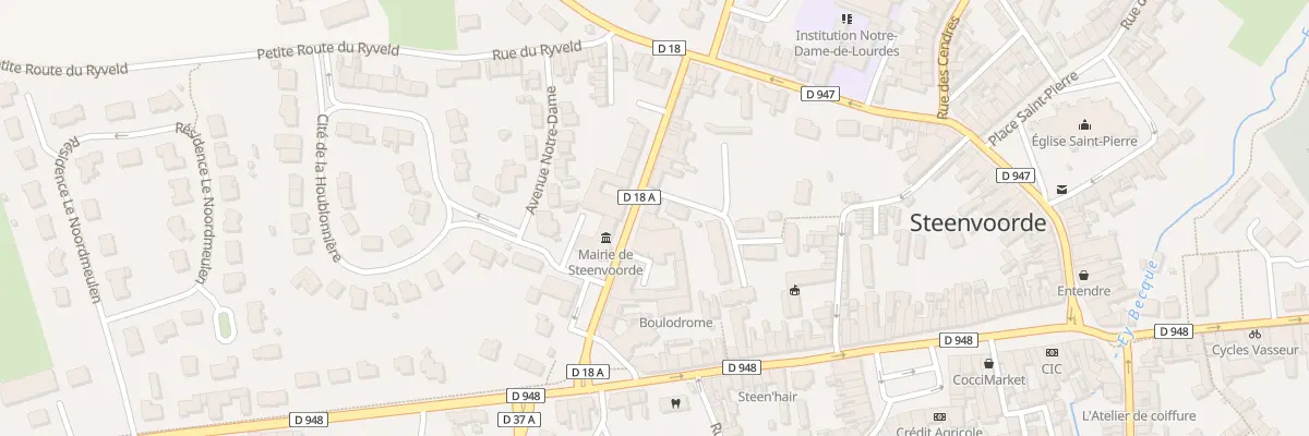 Plan du 4 Rue de Verdun à Steenvoorde