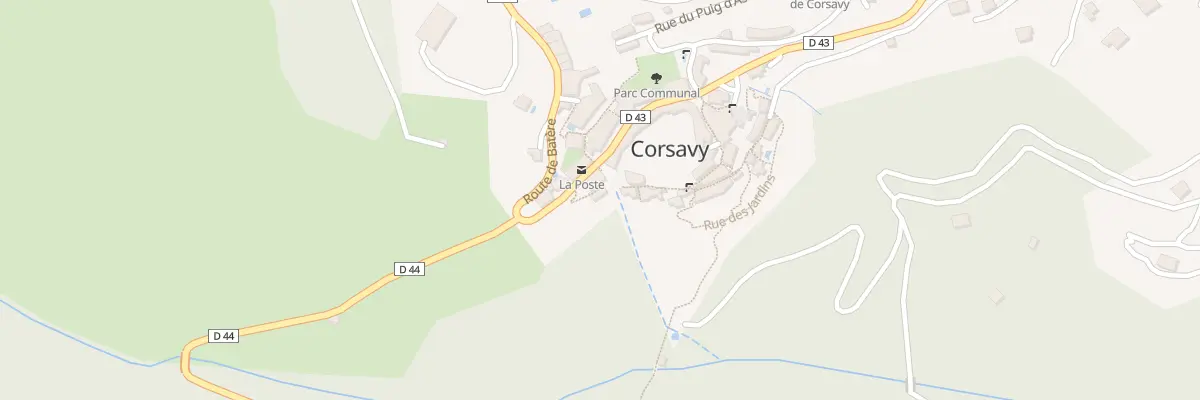 Plan du 9 Le Village à Corsavy
