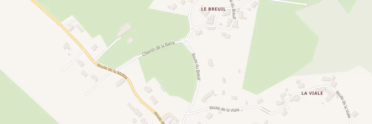 Plan du 8001 Rte du Breuil à Lignerolles