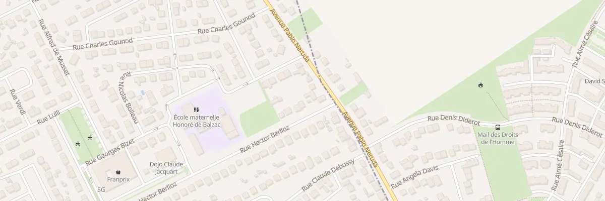 Plan du 65 Rue Hector Berlioz à Tremblay-en-France