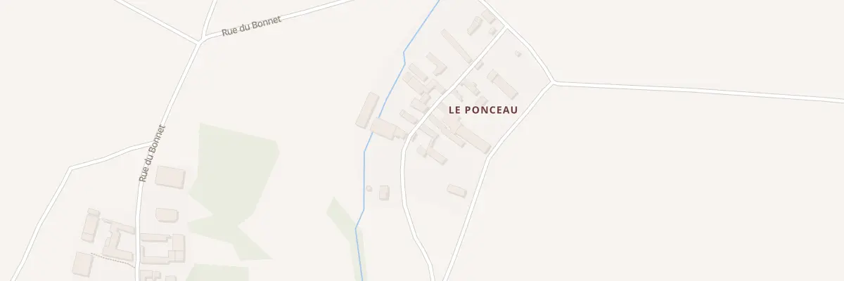 Plan du 6 Le Ponceau à Sceaux-du-Gâtinais