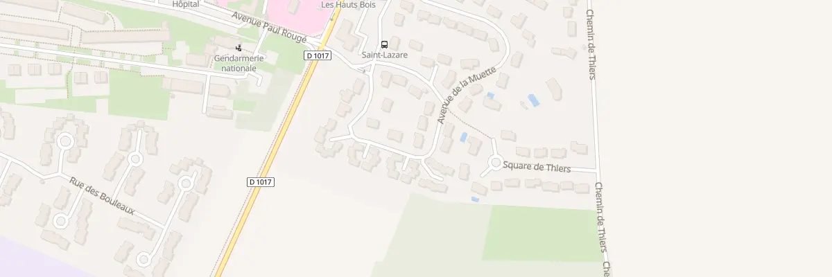 Plan du 23 Av de la Muette à Senlis