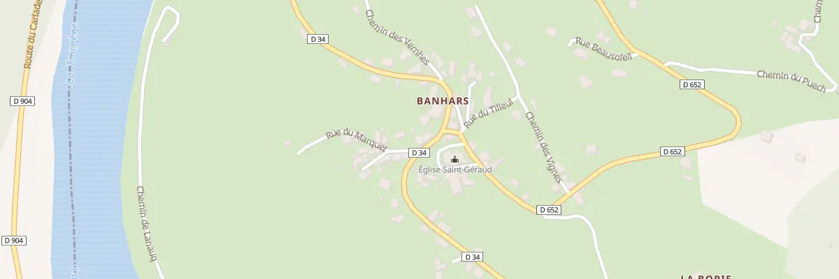 Plan du 1433 Rte d’Entraygues à Campouriez