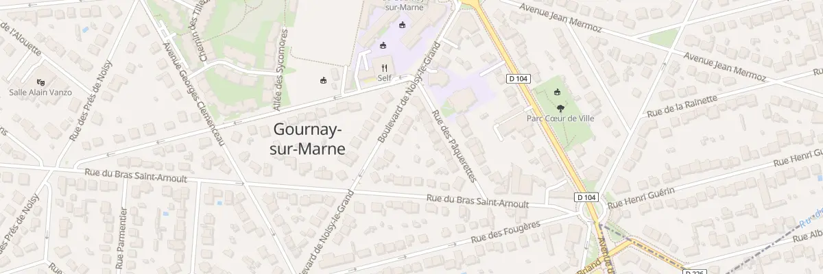 Plan du 13 Bd de Noisy le Grand à Gournay-sur-Marne