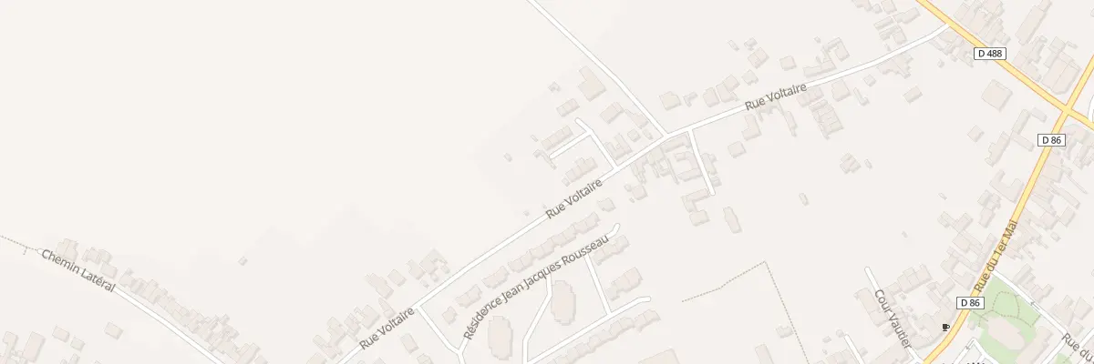 Plan du 42 Rue Voltaire à Haillicourt