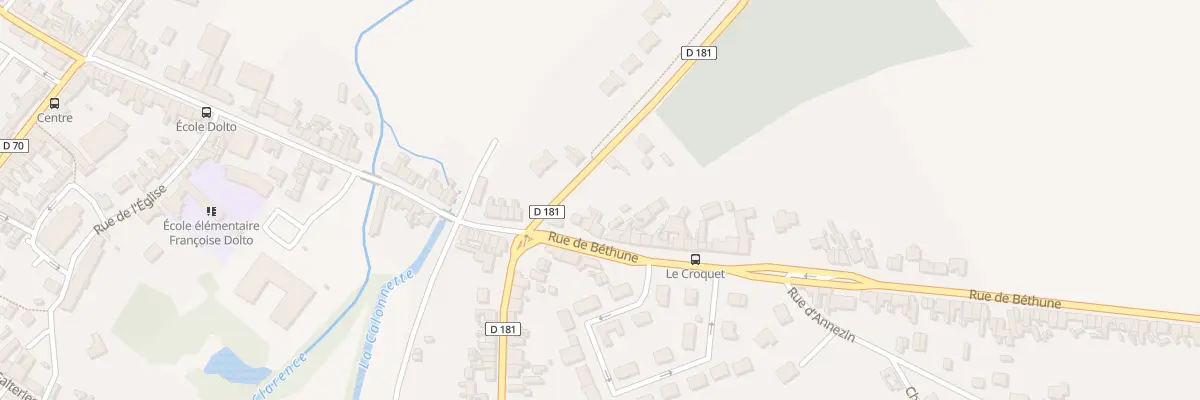 Plan du 43 Rue de Béthune à Chocques
