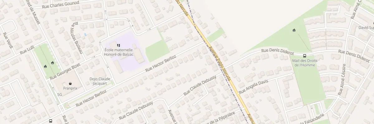 Plan du 62 Rue Hector Berlioz à Tremblay-en-France