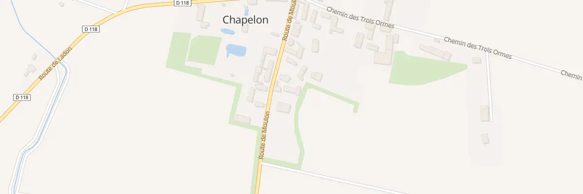 Plan du 18 Rte de Moulon à Chapelon