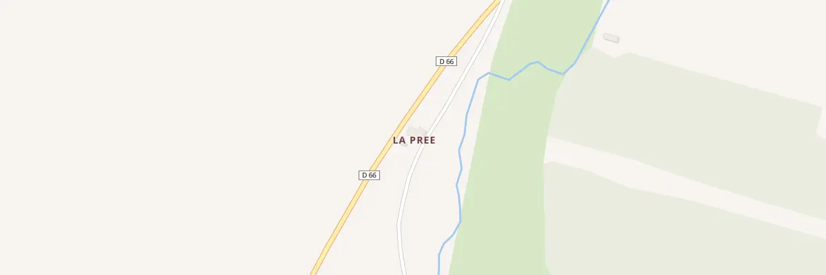 Plan du 129 La Pree à Vornay