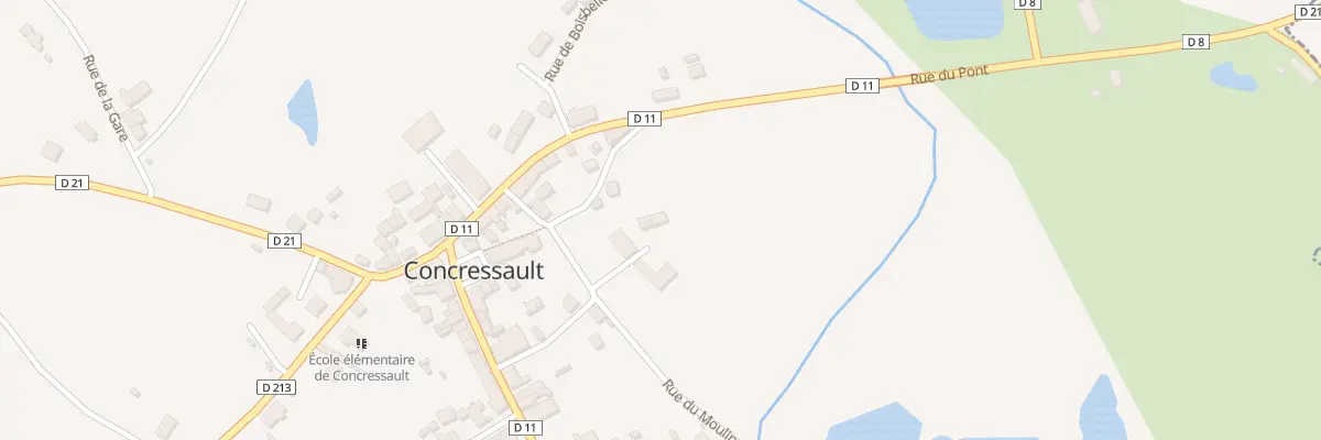 Plan du 154 Rue du Moulin à Concressault