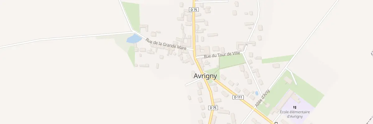 Plan du 33 Rue de la Jacquerie à Avrigny