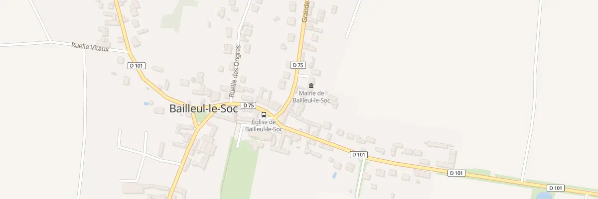 Plan du 4 Gr Grande Rue à Bailleul-le-Soc