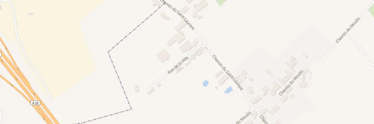 Plan du 9 Rue de la Ville à Steenvoorde