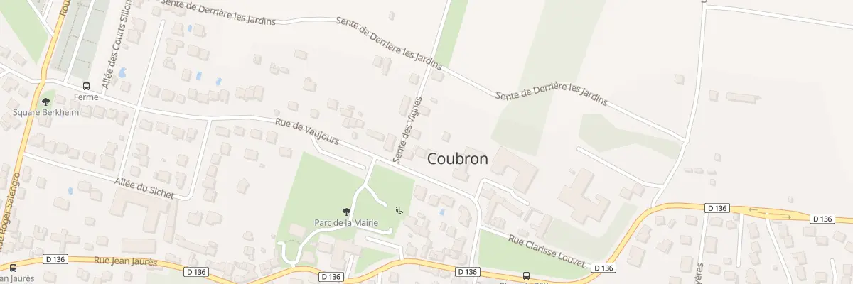 Plan du 20 Rue de Vaujours à Coubron