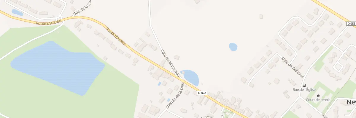 Plan du 64 Cote du Mousseau à Nevoy