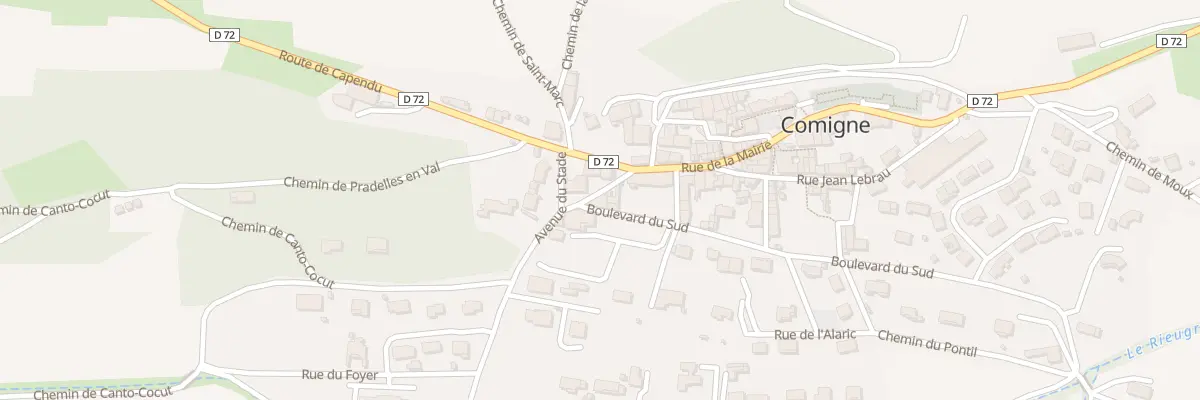 Plan du 1 Rue de la Boulangerie à Comigne