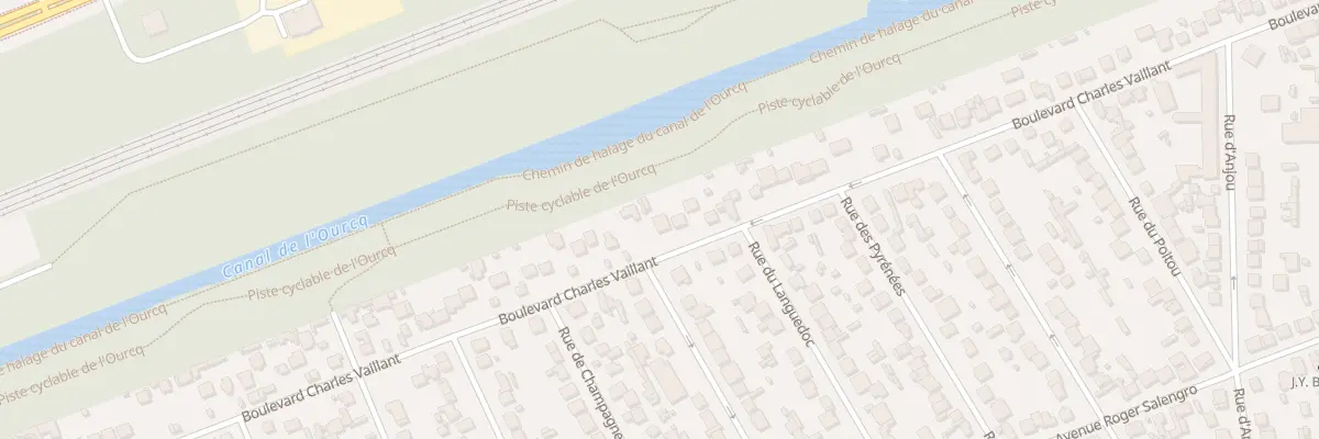 Plan du 111 Bd Charles Vaillant à Tremblay-en-France