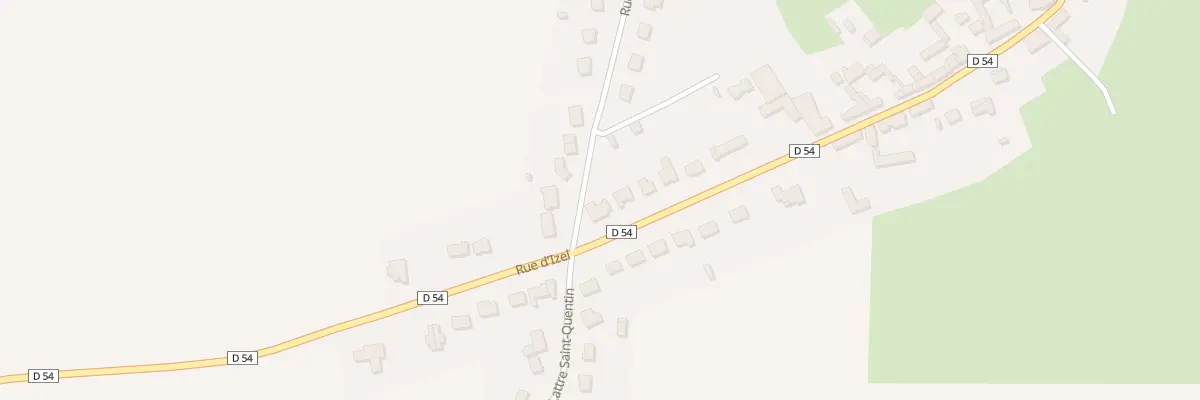 Plan du 44 Rue d’Izel à Hermaville
