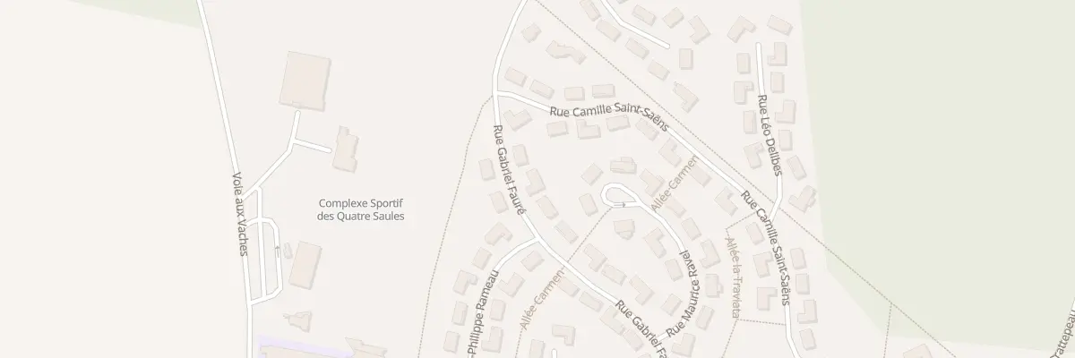 Plan du 28 Rue Gabriel Fauré à Santeny