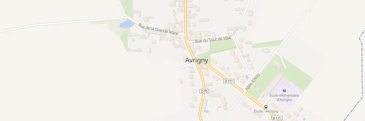 Plan du 10 Rue de l’Eglise à Avrigny