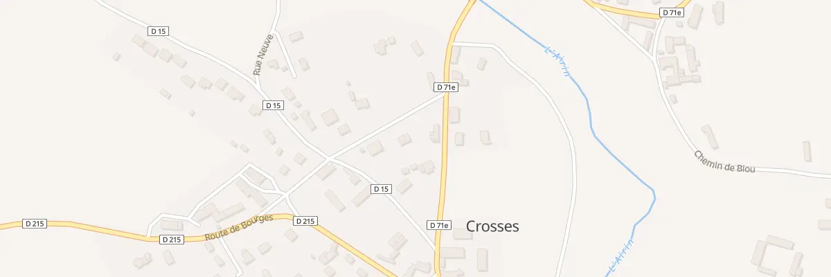 Plan du 2 Rue du Carroir à Crosses
