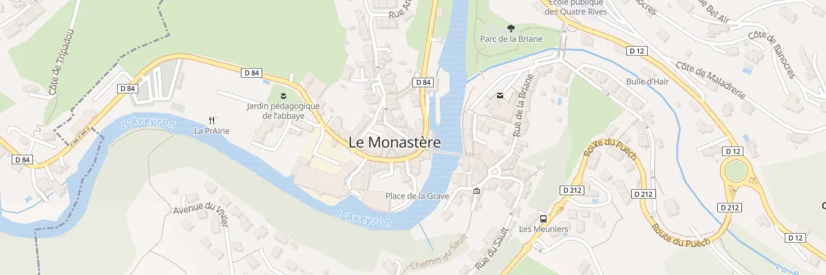 Plan du 2 Rue Droite au Monastère