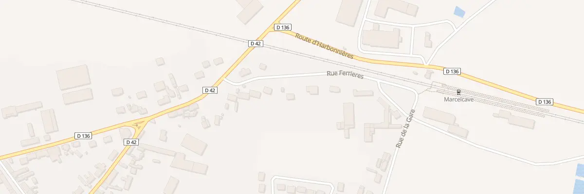 Plan du 9 Rue de Ferrieres à Marcelcave