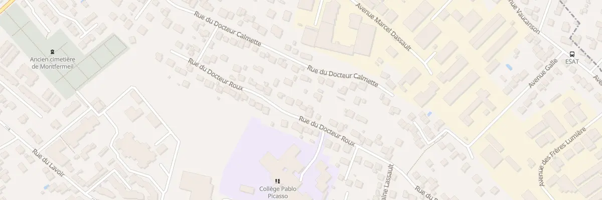 Plan du 39 Rue du Docteur Roux à Montfermeil