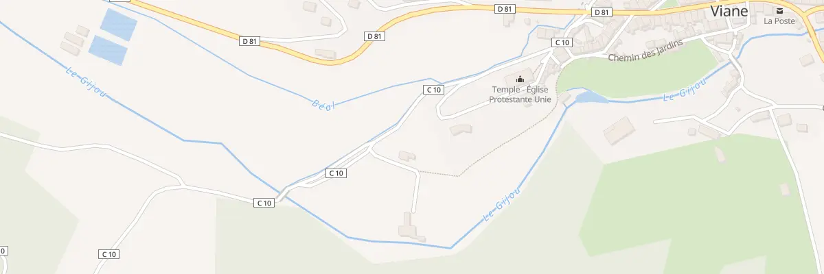 Plan du 3 Che du Moulin de Gaches à Viane