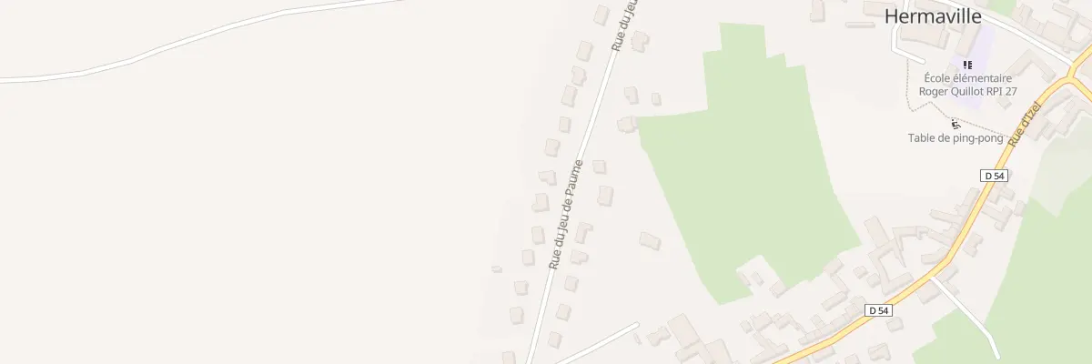 Plan du 18 Rue du Jeu de Paume à Hermaville