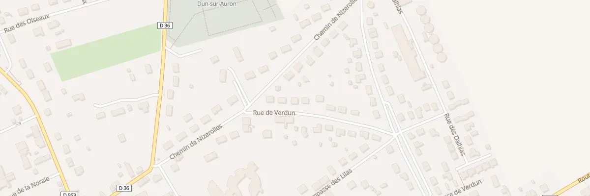 Plan du 26 Rue de Verdun à Dun-sur-Auron