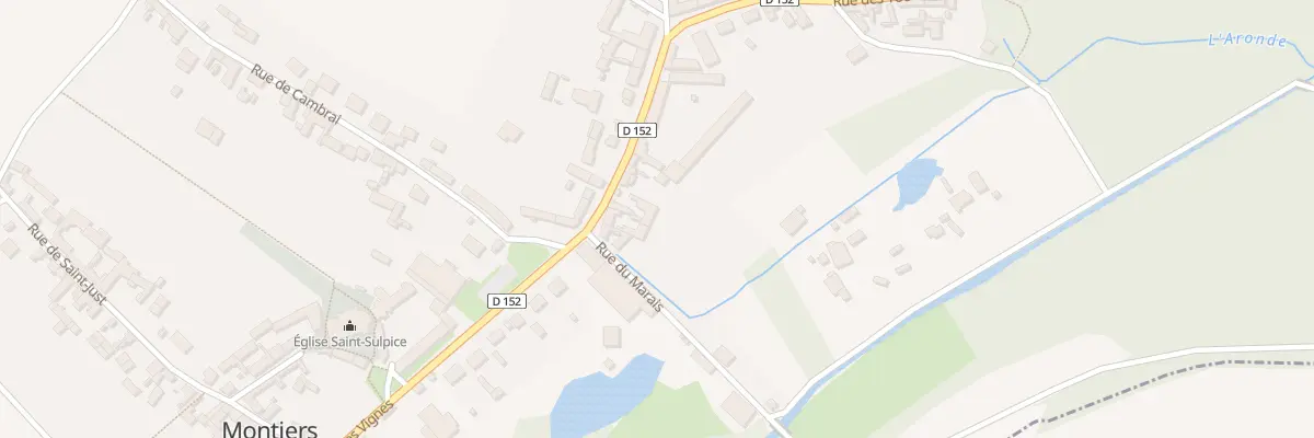 Plan du 6 Rue de l’Abbaye à Montiers