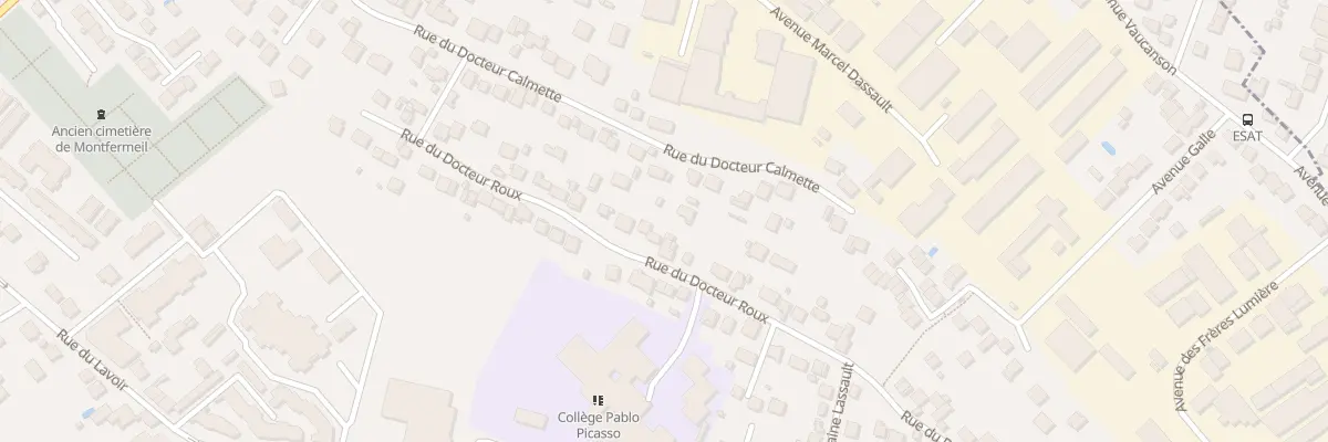 Plan du 41 Rue du Docteur Roux à Montfermeil